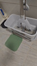 佳帮手搓洗免手洗拖把盆拖布水桶长方形加大口径家用清洁手提拖把桶35cm 实拍图