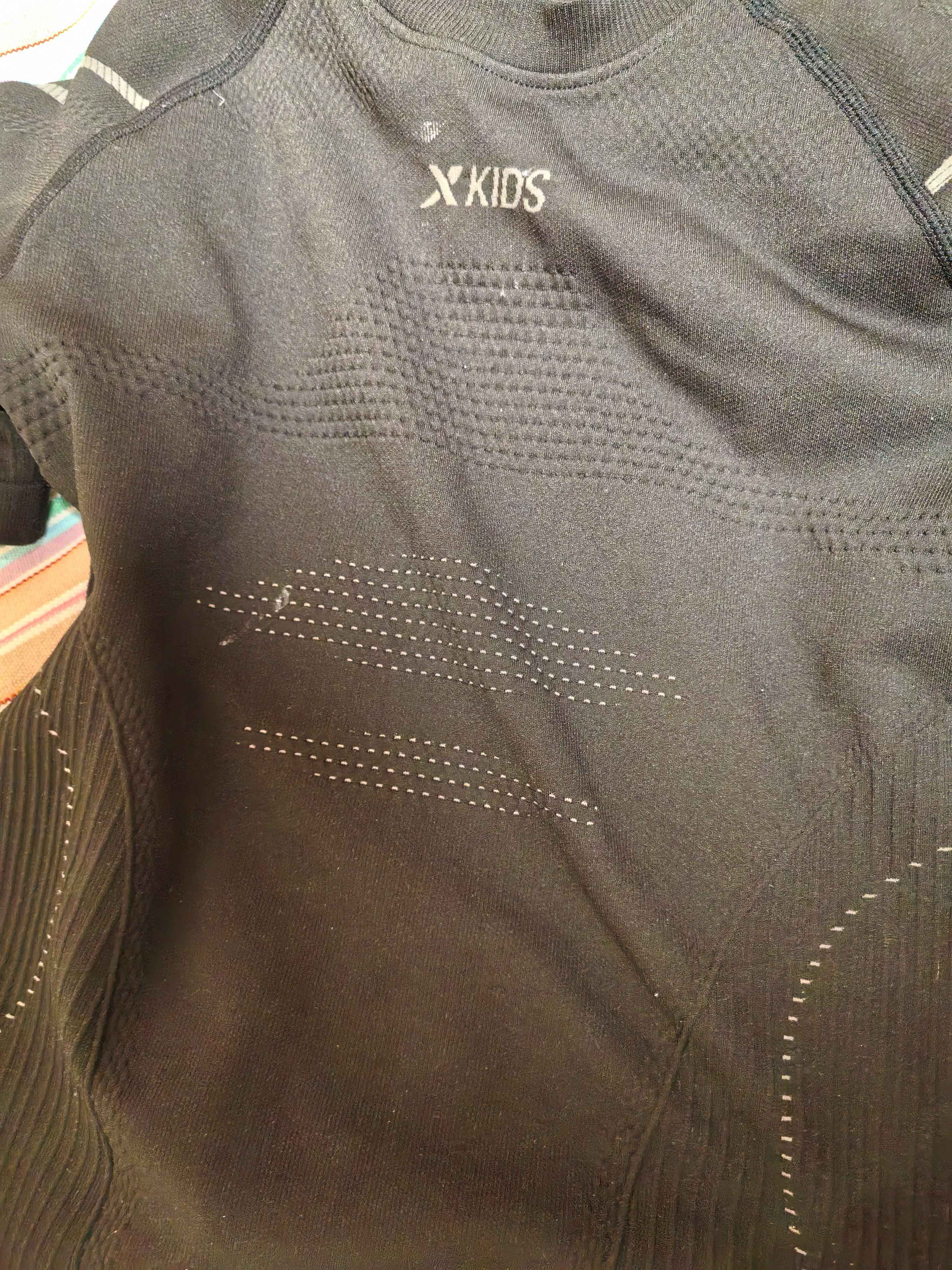 特步（XTEP）儿童运动速干套装滑雪服秋冬紧身衣训练篮球服运动保暖速干内衣 实拍图