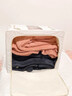 沃尊衣服收纳箱布艺大容量超大衣物整理盒羽绒服收纳袋衣物被子百纳箱 66L米白色-天山棉麻 1个装：双视窗可视/加厚面料 实拍图