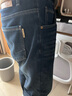 HLA海澜之家直筒牛仔裤男中华龙加绒加厚裤子男冬季新年 实拍图