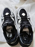 骆驼（CAMEL）复古老爹女鞋厚底增高休闲运动鞋子 K24B09L7022 黑白/鱼子灰 36 实拍图