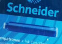 施耐德（Schneider）钢笔墨囊墨水胆非碳素不堵笔德国进口欧标钢笔适用开学必备用品3盒/18支装 蓝色6603 实拍图