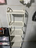 京东物流 落地小推车置物架家用玩具零食办公桌卫生间厨房储物架 白色五层 实拍图