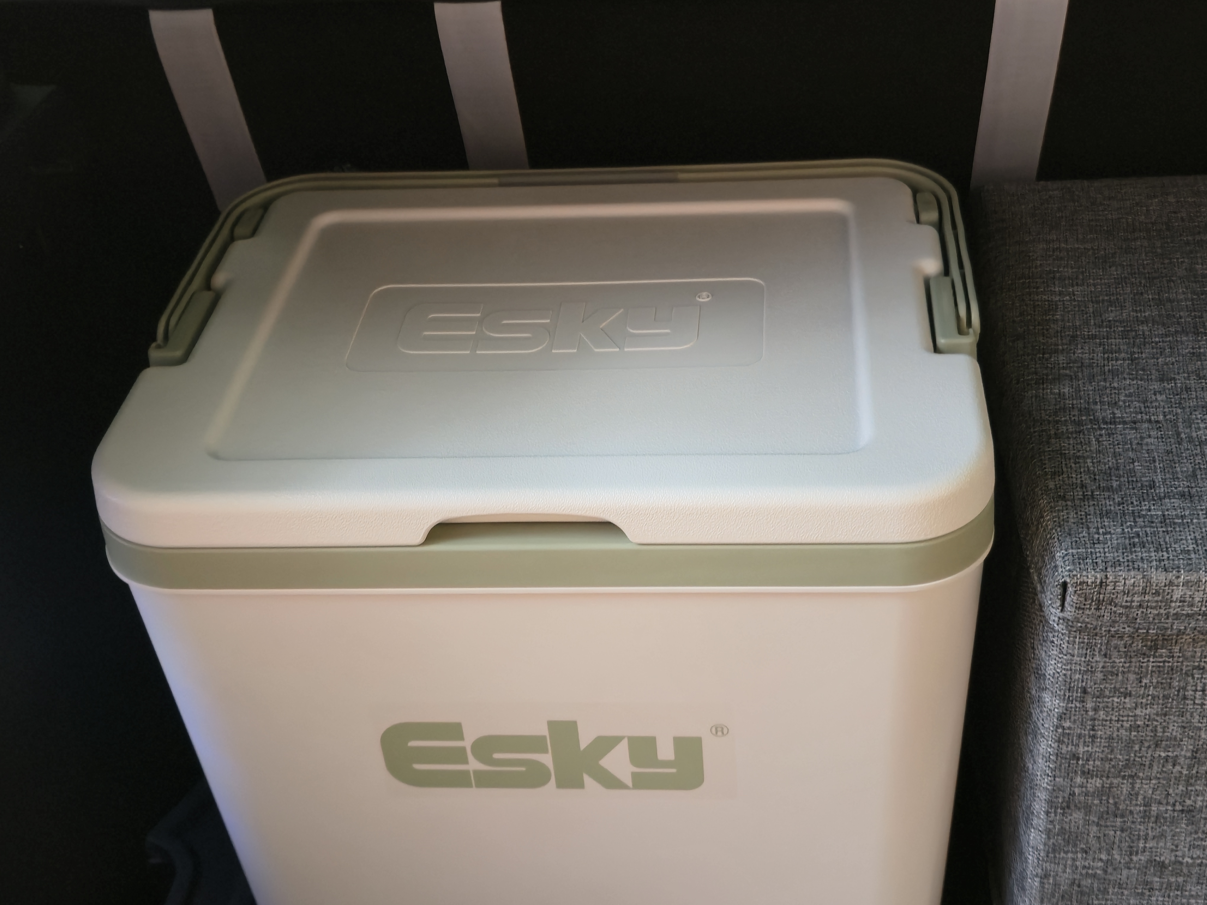 爱斯基（ESKY）保温箱车载冷藏箱26L 户外露营野餐便携食品保热箱商用摆摊冰块箱 实拍图