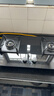 美的（Midea）【天然气】燃气灶双灶家用5.0KW大火力黑晶宽面板台嵌两用双灶 Q330 实拍图