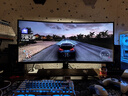 HKC 34英寸21:9带鱼屏WQHD准4K超清240Hz HDR400认证1500R曲面1ms游戏电竞HDMI2.1升降显示器CG345UK 实拍图