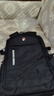 JINSHIWQ双肩包男大容量商务旅行背包登山书包电脑包黑色 标准版加大号 实拍图