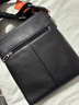 稻草人男士单肩斜挎真头层牛皮通勤休闲挂包商务高端出差轻奢大容量 实拍图