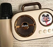 迪士尼（DISNEY）无线k歌麦克风音响话筒一体家庭ktv套装无线蓝牙音箱儿童玩具女孩生日毕业礼物 K208 米色米奇双麦 实拍图