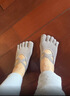 Keep瑜伽袜防滑分指女五指袜室内地板运动舞蹈袜 实拍图