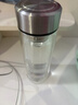 富光双层玻璃杯大容量带茶隔水杯高硼硅泡茶杯子商务男士办公杯 实拍图