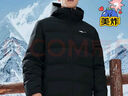 鸿星尔克防泼水3.0羽绒服男秋冬新款男士羽绒衣男装保暖防风夹克外套男款 正黑-1003-升级款/三防 2XL (175-180cm/140-150斤) 实拍图