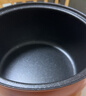 康佳（KONKA）煲汤锅微压料理锅压力锅家用大容量炖锅易洁不粘多功能煮锅磁炉锅 橙色 26cm 8L 实拍图