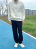 安踏男裤运动裤男春秋季新款针织宽松直筒裤子男士休闲长裤青少年卫裤 【推荐款春季新款直筒裤-口袋拉链】基础黑 千人购买 L /175 适合130-150斤 实拍图