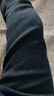 恒源祥羊毛裤男100%纯羊毛打底裤秋冬季男女加厚修身防寒男款棉裤保暖裤 中厚-全羊毛黑花灰 2XL 男-180/XXL 实拍图
