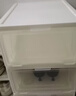 透明鞋柜防尘盒防潮鞋盒前开式置物架储物用品收纳箱收纳盒高颜值 透明加厚中号 3只装 实拍图