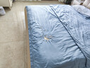 博洋家纺60支新疆长绒棉四件套轻奢全棉套件纯棉床单被套1.5米床银杏花开蓝 实拍图