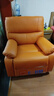 芝华仕（CHEERS）头等舱布单椅布艺沙发单人沙发客厅芝华士舒适代表作9780电动橙 实拍图