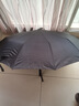 暖心话全自动雨伞折叠大号男女双人晴雨两用防紫外黑胶防晒遮阳伞太阳伞 72骨升级款大伞-尊贵黑 实拍图