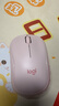 罗技（Logitech）M240 蓝牙鼠标 办公鼠标 简约便携 粉色 实拍图