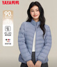 鸭鸭（YAYA）轻薄羽绒服女2026冬季最新款排骨服短款保暖立领休闲女士保暖外套 实拍图
