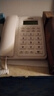 飞利浦（PHILIPS）有绳电话机座机 固定电话 办公家用 双接口 免电池 免提通话 一键拨号 黑名单 CORD022 白色 实拍图