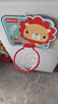费雪（Fisher-Price）儿童玩具球10cm彩印球狮子+室内挂式投篮框 实拍图