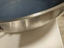 炊大皇 炒锅 304不锈钢炒菜锅煎锅 平底不粘炒锅32cm 可立可视盖不挑灶 实拍图