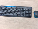 罗技（Logitech）MK275 键鼠套装 无线键鼠套装 办公键鼠套装 全尺寸 商务键鼠套装 带无线2.4G接收器 黑蓝色 实拍图