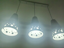欧普照明（OPPLE）LED吊灯餐吊灯三头吸顶餐吊灯现代简约创意吧台繁星 另购E27光源 实拍图
