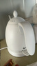 maxwin 家用电热水壶长嘴烧水壶泡茶专用手冲咖啡壶开水壶小型茶艺壶防烫全自动断电茶具功夫茶酒店 0.6L 月光白 实拍图