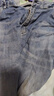 真维斯（Jeanswest）王一博代言牛仔裤男秋冬新款天丝舒适修身直筒高端潮牌休闲裤子男 深蓝【天丝厚款】 34 码(2尺7) 【建议150-160斤】 实拍图