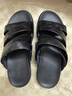 金利来（Goldlion）凉鞋男透气时尚舒适轻质皮鞋沙滩鞋G542320285AAF黑色42 实拍图