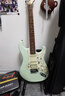 法丽达（Farida）电吉他F5020 F2020初学者入门单摇单单双电吉他 39英寸马尾松绿F2020 MPGN单单双 实拍图