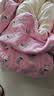 贝瑞加（Babyprints）宝宝秋冬连体衣婴儿加厚保暖内衣可爱爬服护肚夹棉衣服 粉66 实拍图
