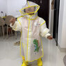 牧萌儿童雨鞋男童女童防水立体宝宝防滑耐磨卡通雨靴 挖掘机恐龙 16码 实拍图