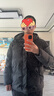 京东京造羽绒服男鸭绒加厚防寒工装面包服防泼水冬季外套短款黑色2XL 实拍图