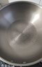 京东京造 钛麟纹纯钛炒锅 不粘炒菜电磁炉燃气灶【健康无涂层】32cm 实拍图