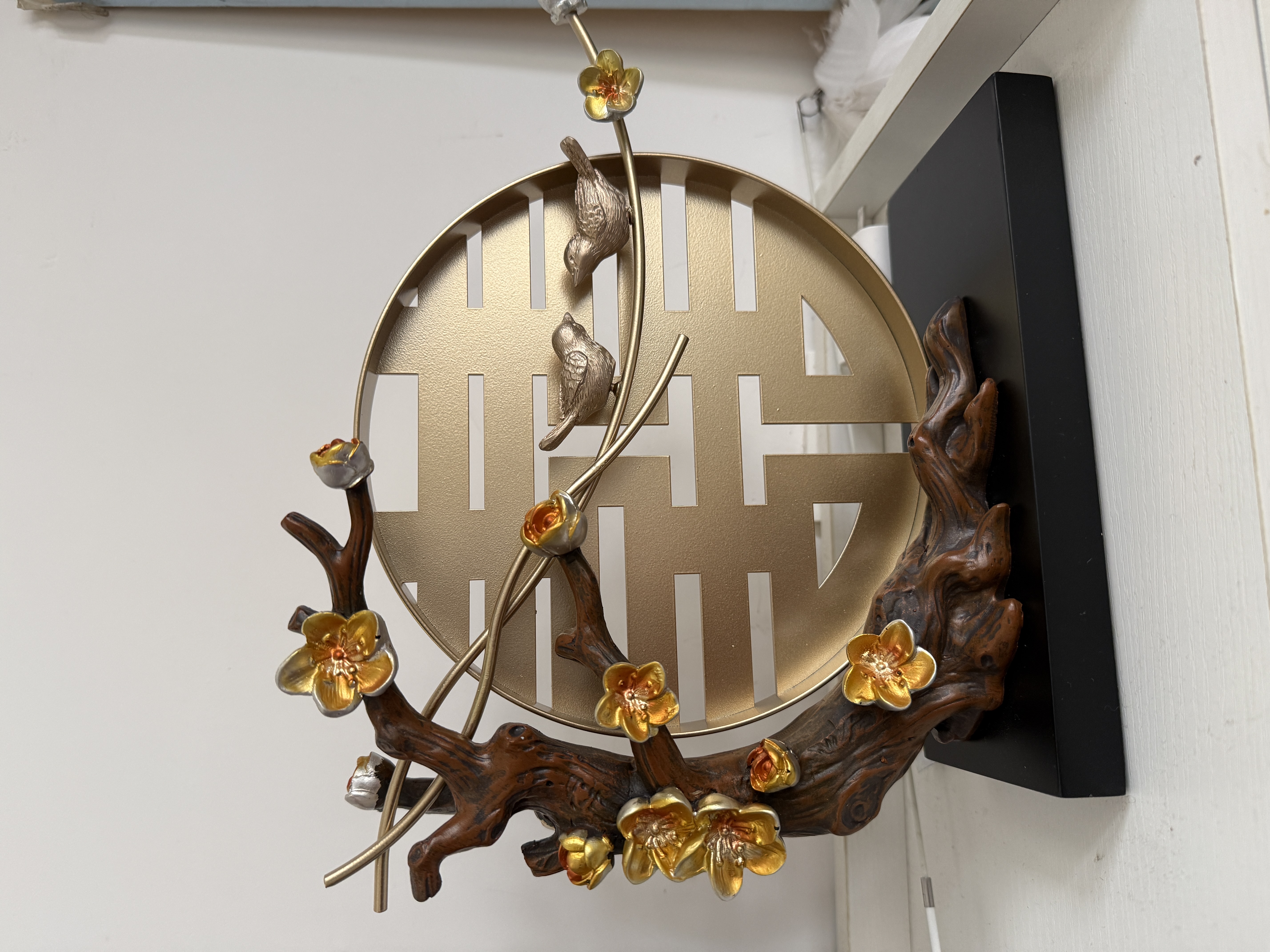 贝汉美（BHM）结婚礼物送新娘新婚高级感轻奢送新人婚房布置客厅摆件乔迁礼物 【京东物流当/次日达】喜事圆满摆件-礼盒装(金色) 【双喜临门 结婚乔迁送礼首选】 实拍图