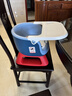 日康（rikang）宝宝餐椅 叫叫椅婴儿学坐椅多功能儿童吃饭餐桌 RK-X2009-1 蓝色 实拍图