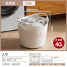 爱丽思（IRIS） 脏衣篓浴室大号脏衣篓塑料洗衣篮装脏衣服污衣篮子桶收纳筐衣篮 40升 白色密闭【3-4人适用】 实拍图
