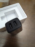 倍思双口充电头USB插座多口快充5V2A/1A充电器插头 适用iPhone15/14/13华为小米安卓手机iPad平板 黑 实拍图