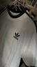 阿迪达斯（adidas）三叶草男女款 3-STRIPES TEE 短袖 KB2459 黑色 M 实拍图