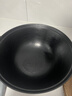 王源吉铁锅炒锅双耳苏锅王老式家用圆底无涂层手工龟纹大肚不粘炒锅38cm 实拍图