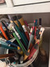 晨光（M&G）文具48色无木环保彩色铅笔可擦彩铅学生美术绘画填色手绘涂色画笔黄筒生日开学礼物AWPQ0510 实拍图