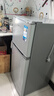 美的（Midea）112L两门小冰箱灰色双温小冰箱迷你家用宿舍租房灵活摆放节能低音深冷速冻 BCD-112CM 实拍图