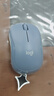 罗技（Logitech）M221 轻音鼠标 无线鼠标 办公鼠标 对称鼠标 带无线微型接收器 雾霭蓝 实拍图
