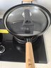 炊大皇 可立可视玻璃盖把手炒锅盖32cm 304不锈钢包边煎锅火锅蒸锅防爆 实拍图