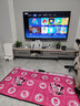 全舞行高清跳舞毯双人无线跳舞机儿童运动跑步家用电视体感游戏机炫舞毯 加厚【米红30MM】无线毯+2手柄 实拍图