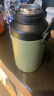 小米大肚保温杯 户外保温水壶 双饮保冷杯  316L便携水杯 橄榄绿 1L 实拍图